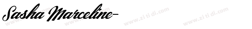 Sasha Marceline字体转换